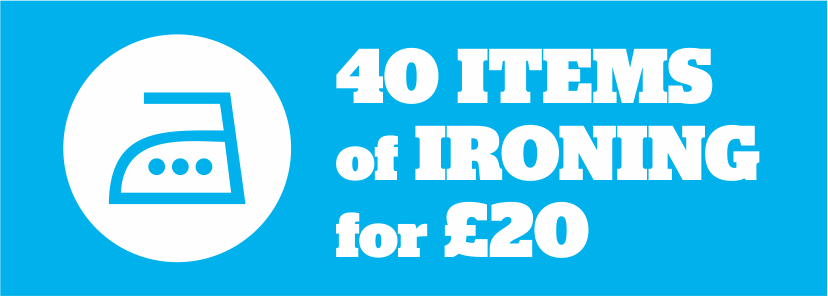 40 Items of Ironing for £20